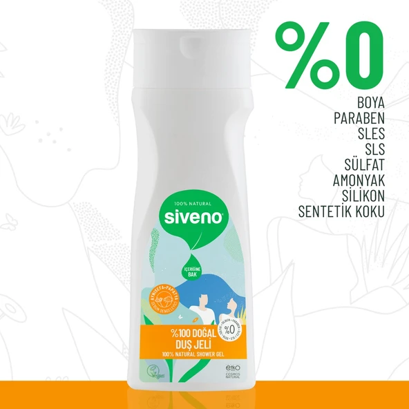 %100 Doğal Duş Jeli Sebum Dengeleyici Rahatlatıcı Aynısefa Papatya Yeşilçay Vegan 300 ml - 3