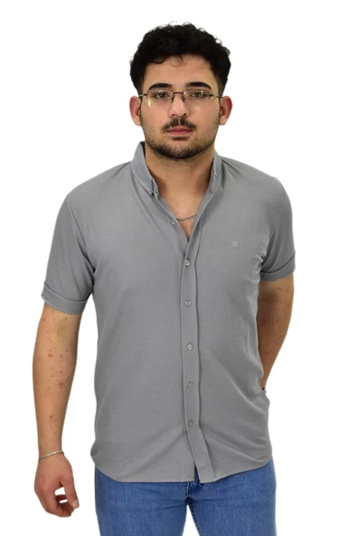 Erkek Gömlek Yaka Düğmeli Tişört BGL-ST04524 - Resim 4
