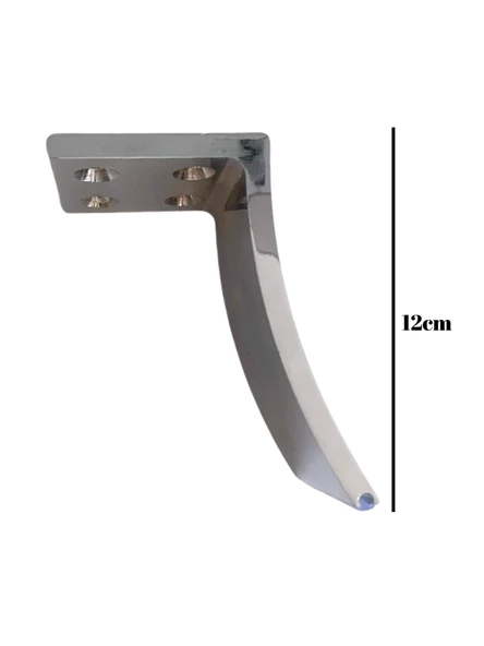 Yay Krom 12CM Metal Ayak Masa Dolap ve Mobilya Ayağı(KROM)(12cm)(METAL) Krom 12cm KROM - 1 ADET - 5