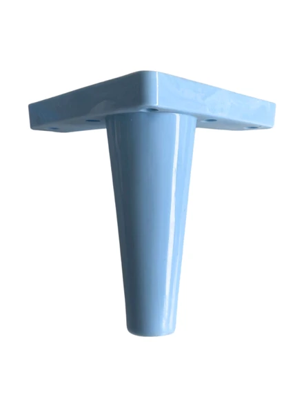 Rüzgar Plastik 14cm Ayak Mobilya Masa ve Dolap Ayağı(14CM)(MAVİ) Mavi 14cm 14cm - 4 ADET