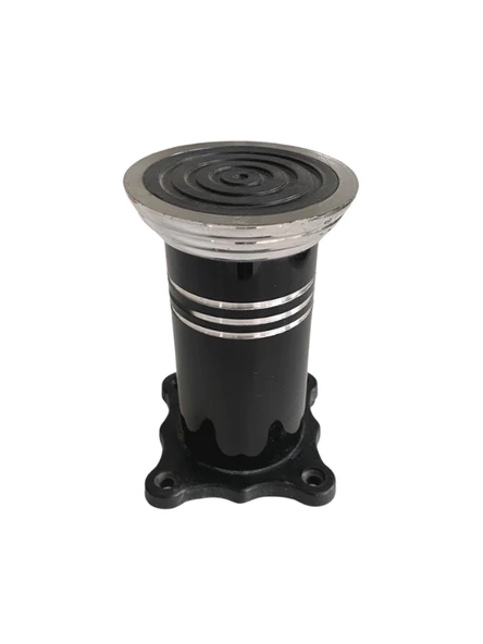 Düz Şeritli Alüminyum Ayak Mobilya Masa ve Dolap Ayağı(SİYAH)(8cm - 10cm) Siyah 10cm 10cm - 4 ADET - 2