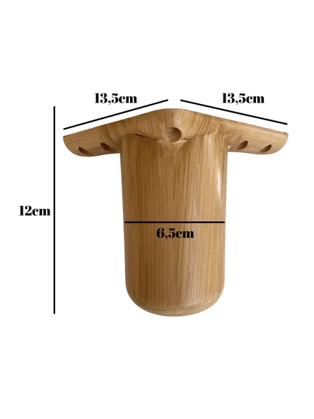 Bohem Yuvarlak 12cm Ahşap Desenli Plastik Ayak Mobilya Masa ve Dolap AYAĞI(12cm)(AHŞAP Desenli) Ahşap Rengi 12cm 12cm - 2 ADET - 5