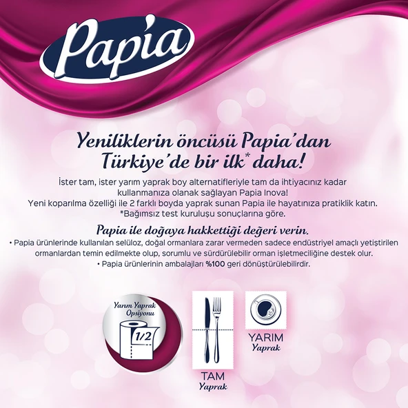 Papia Inova Kağıt Havlu 24 Rulo (8 RULO X 3 PAKET) - 4