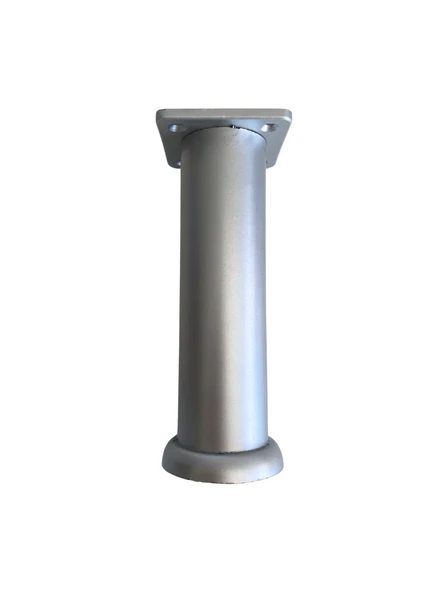 Plastik Gümüş Ayarlı Ayak Mobilya Masa ve Dolap Ayağı(GÜMÜŞ) Gümüş 12cm 12cm - 1 ADET