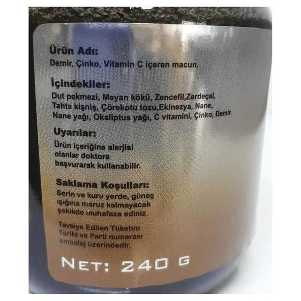 Baykara Meyan Kökü Macunu 240 gr - 2