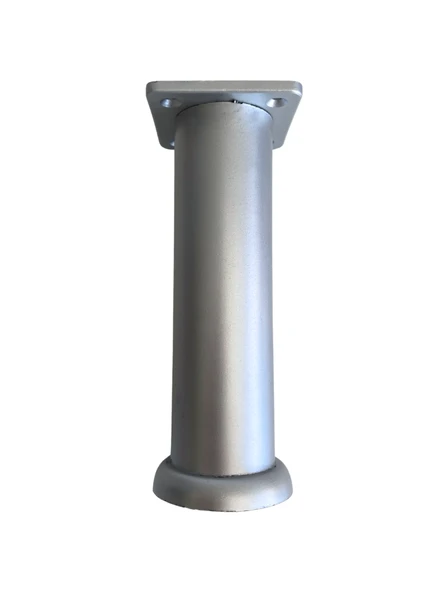 Plastik Gümüş Ayarlı Ayak Mobilya Masa ve Dolap Ayağı(GÜMÜŞ) Gümüş 15cm 15cm - 1 ADET