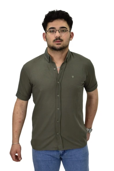 Erkek Gömlek Yaka Düğmeli Tişört BGL-ST04524 - Resim 2