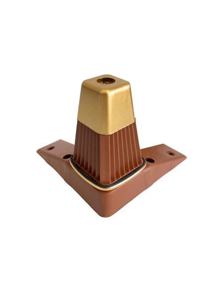 İrem Kahverengi Altın 12cm Plastik Ayak Mobilya Masa ve Dolap Ayağı(KAHVERENGİ ALTIN 12cm) Kahverengi 12cm 12cm - 2 ADET - 2