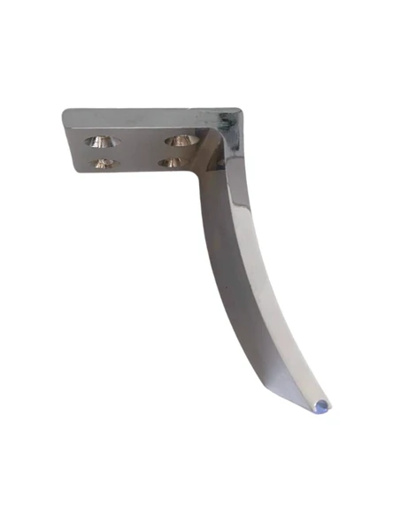 Yay Krom 12CM Metal Ayak Masa Dolap ve Mobilya Ayağı(KROM)(12cm)(METAL) Krom 12cm KROM - 1 ADET