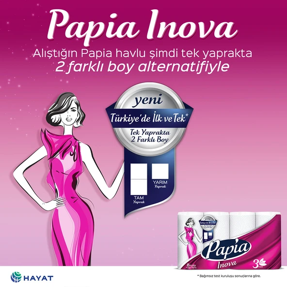 Papia Inova Kağıt Havlu 24 Rulo (8 RULO X 3 PAKET) - 6