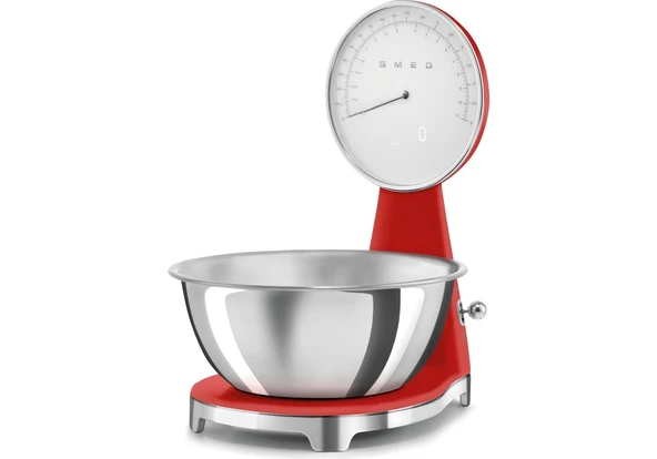Smeg 50's Style Retro Kırmızı Analog Mutfak Tartısı KSF01RDWW - 4