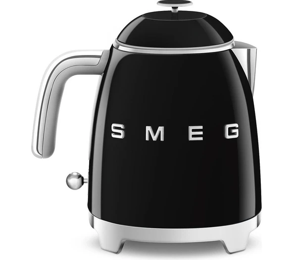 Smeg klf05bleu 50's Style Siyah Mini Kettle