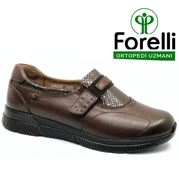 Forelli Tulıp Hakiki Deri Ortopedik Comfort Kadın Casual Ayakkabı ürün görseli