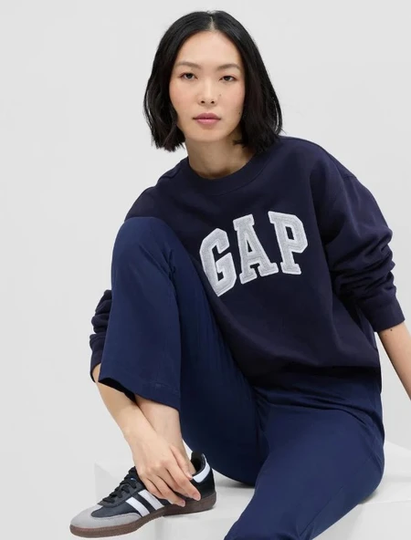Gap Logo V-Gap Herıtage Crew Bisiklet Yaka Fleece Sweatshirt Kadın Sweatshirt - 4