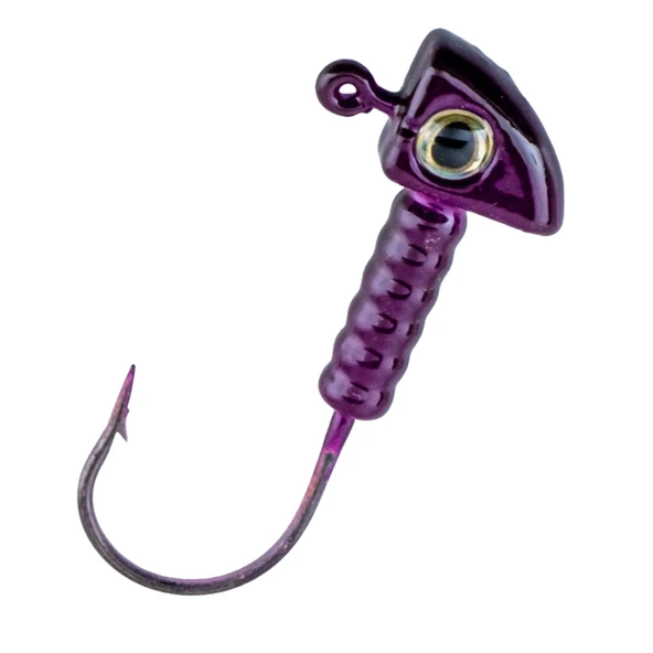 Jighead - Zoka - Kurşunlu Olta İğnesi - (XH-A 06) - Mor - 6 Gr - 10 Adet - Resim 4
