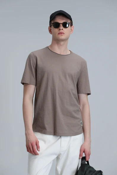 Lufian 111020203 Junya Erkek Basic Tişört Erkek T-Shirt