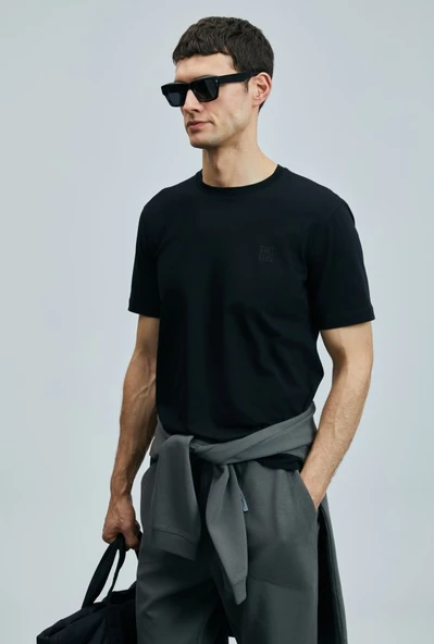 Lufian 111020265 Pablo Modern Grafik T- Shirt Erkek T-Shirt - Resim 2