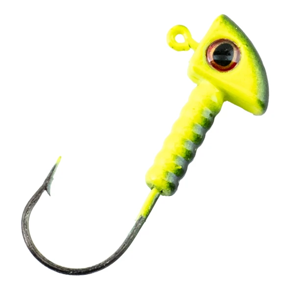 Jighead - Zoka - Kurşunlu Olta İğnesi - (XH-A 06) - Yeşil Siyah - 7 Gr - 5 Adet - Resim 8