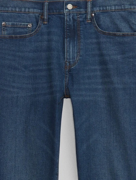 Gap V-Slim Opp Med Lennox GapFlex Washwell™ Slim Jean Pantolon Dar Kalıp Erkek Kot Pantolon - Resim 4