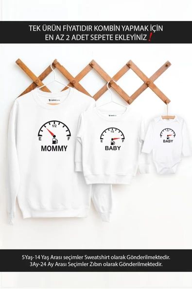 Mommy Baby Yakıt Göstergesi Anne Oğul Kız TEK ÜRÜN FİYATIDIR KOMBİN YAPMAK İÇİN 2 ADET SEPETE EKLE