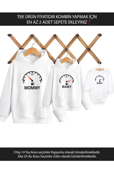 Mommy Baby Yakıt Göstergesi Anne Oğul Kız TEK ÜRÜN FİYATIDIR KOMBİN YAPMAK İÇİN 2 ADET SEPETE EKLE