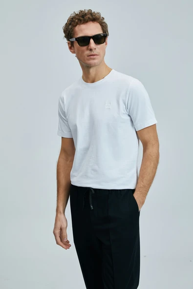 Lufian 111020265 Pablo Modern Grafik T- Shirt Erkek T-Shirt - Resim 12