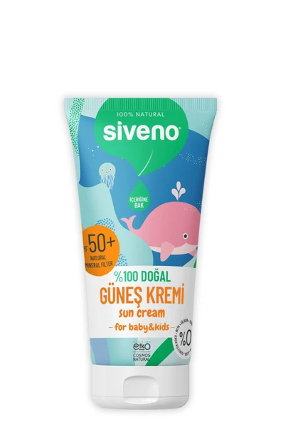 Siveno %100 Doğal Bebek Güneş Kremi- Leke Karşıtı Antioksidan Nemlendirici Bitkisel Vegan Uva Uvb 50spf - 2