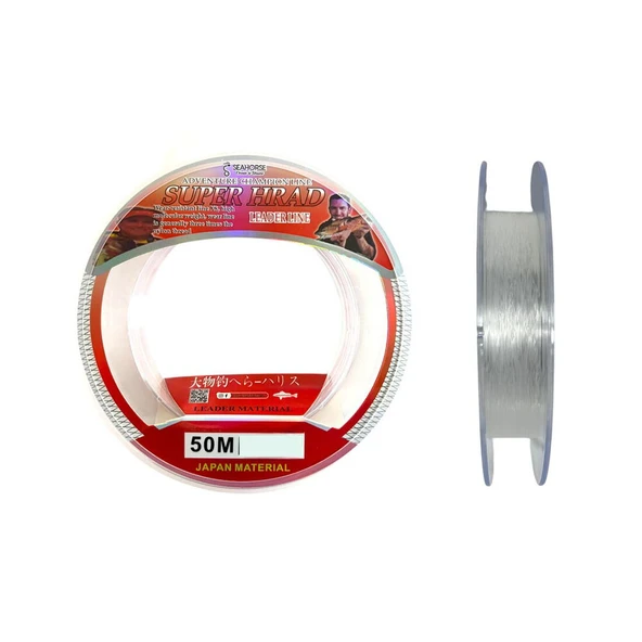 Sea Horse Super Hrad Leader Line 80mm 50 Mt Şeffaf