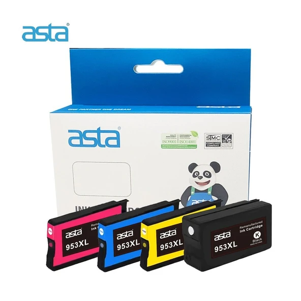 AH-953XL BK/ AH-953XL Y/ AH-953XL C/ AH-953XL M RENKLİ MUADİL KARTUŞ SETİ (SİYAH,MAVİ,SARI,KIRMIZI) ürün görseli