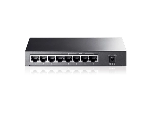 Tp-Link TL-SG1008P 8 Port 4 Port Poe+ 10-100-1000 Mbps Switch  Çelik Kasa - 2