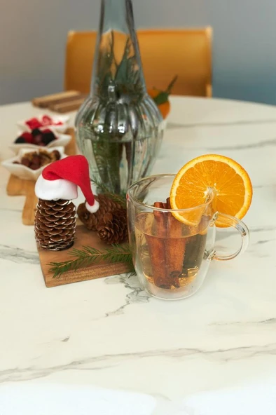 Chado - Çift Cidarlı Cam Çay Bardağı 300ml