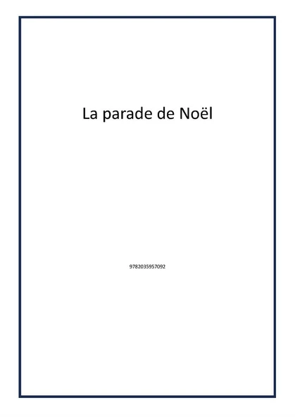 La parade de Noël - Author