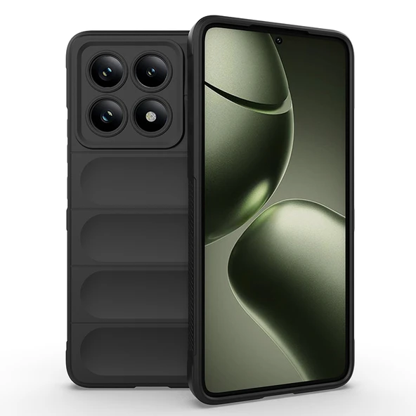 Xiaomi 14T Kılıf Esnek TPU Oyuklu Arka Yüzey Tasarımlı Etnik Silikon Kapak - Resim 4