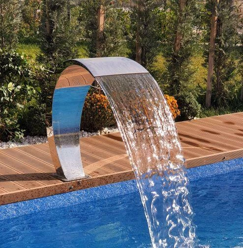 Kobra Model Havuz Şelalesi AISI 304 35x35 cm Derinlik 40 cm-ToptancıyızBiz - 5