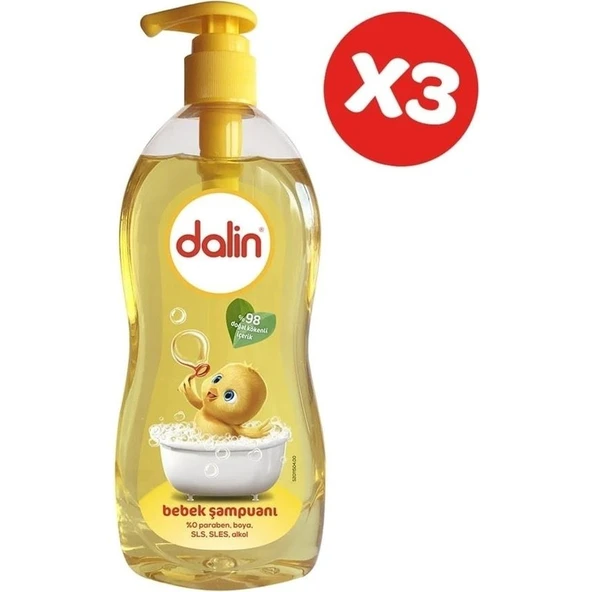 Dalin  Şampuan Klasik 700 ml x 3 Adet