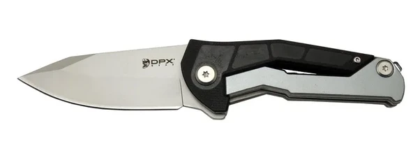 Dpxgear Sugga 915b Bk Siyah Ampamp Beyaz Kamp / Outdoor Çakı 17,5cm - Yarı Otomatik, Kemerlikli, Kutulu