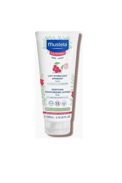 Mustela Soothing Moisturizing Lotion Çok Hassas Ciltler İçin Vücut Losyonu 200 ml
