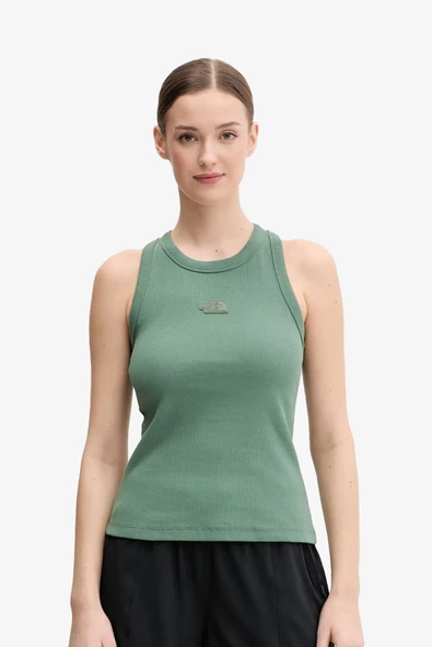 The North Face W Slım Rıb Tank Kadın Yeşil T-Shirt NF0A8BVTHCH1