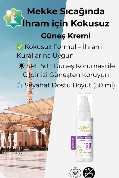 Hac Ve Umre Için İhrama Uygun Kokusuz Seyahat Seti-ihram Güneş Kremi İhram Sabun(SIVI) - 3