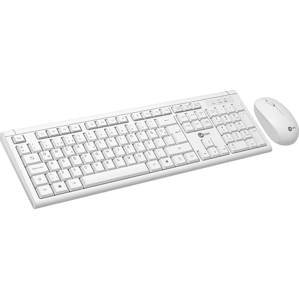 Lecoo Kw200 Kablosuz Klavye & Mouse Set Beyaz - 10