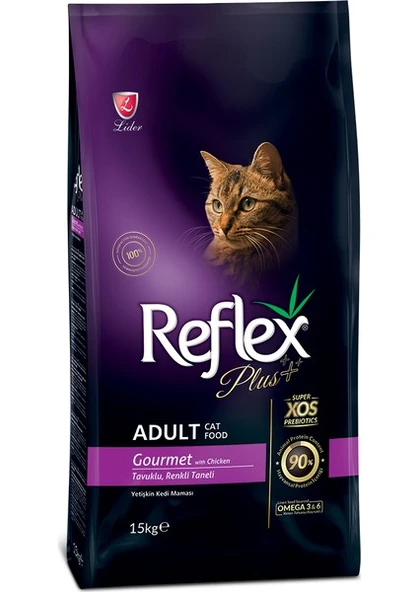 Reflex Plus Multi Color Tavuk Etli 15 kg Yetişkin Kedi Maması