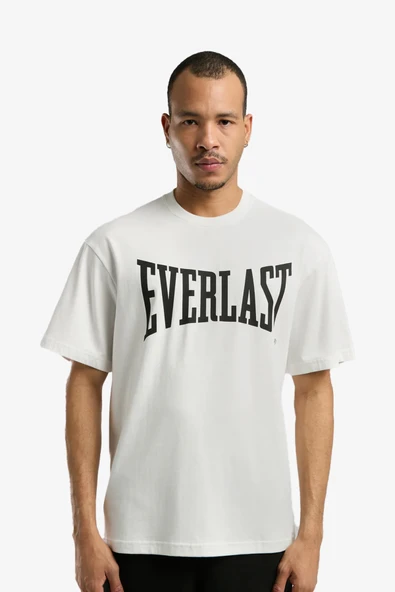 Everlast Ever Classics Comfort Logo Erkek Beyaz T-Shirt TM0045-112