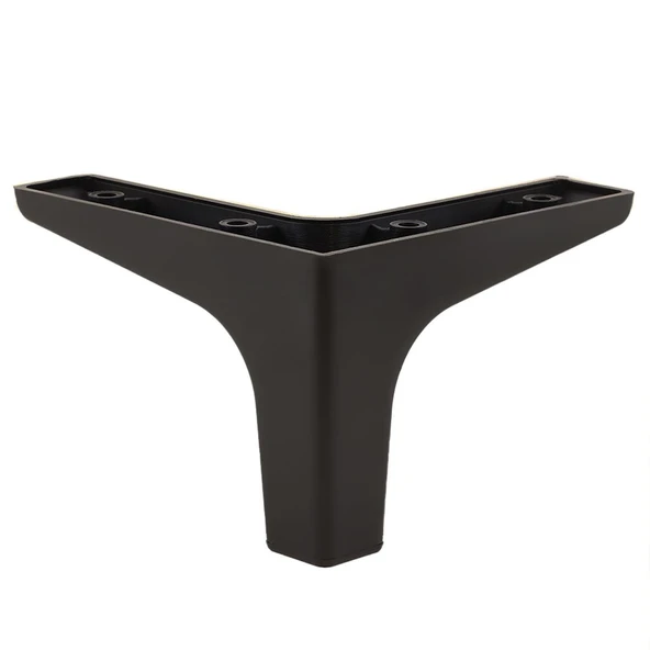 Mobilya Kanepe Sehpa TV Ünitesi Koltuk Ayağı 10 cm Siyah Baza Ayak 4 Adet - Resim 8