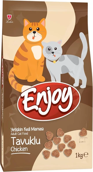 Enjoy Tavuklu Yetişkin Kedi Maması 1 Kg