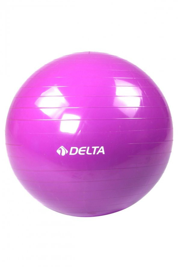 Delta 65 cm Dura-Strong Deluxe Mor Pilates Topu