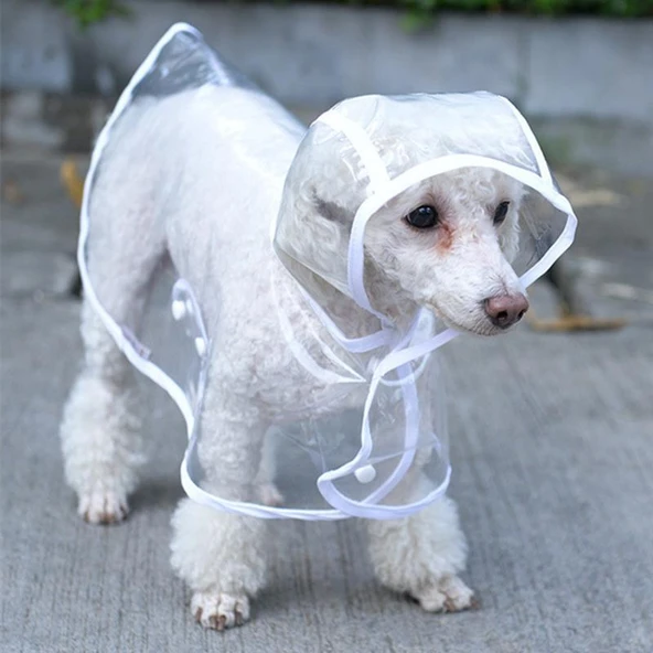 Köpek Yağmurluğu -Sarı - (Small) - 2