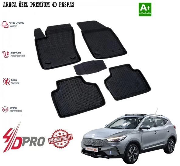 ZS EV ARACA ÖZEL 4D PASPAS 2021 2022 2023 2024 ürün görseli 1