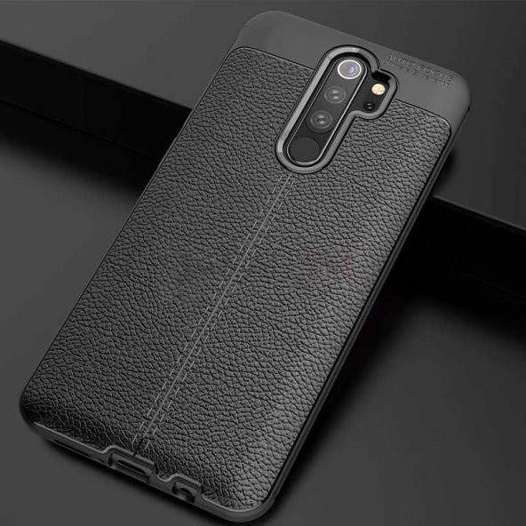 Xiaomi Redmi Note 8 Pro Kılıf Zore Niss Deri Desenli Silikon - 2