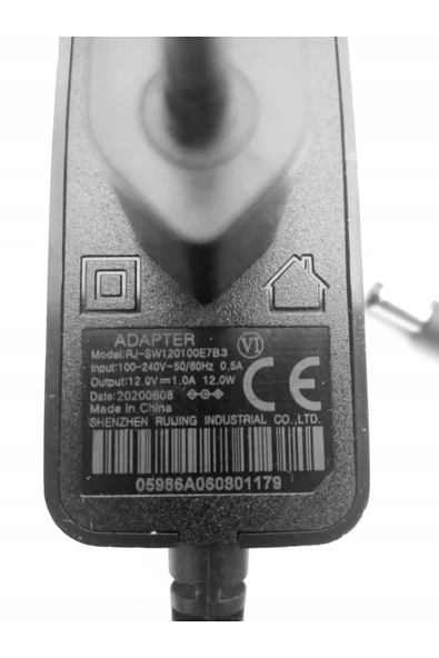 Z3979 Zasilacz 12V 1A 12W RJ-SKY120100E60S 5,5X2,1 ADAPTOR
