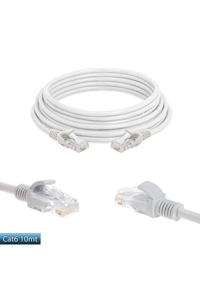 Gab-c610 Cat6 Patch Network Ethernet Kablo 10 Metre